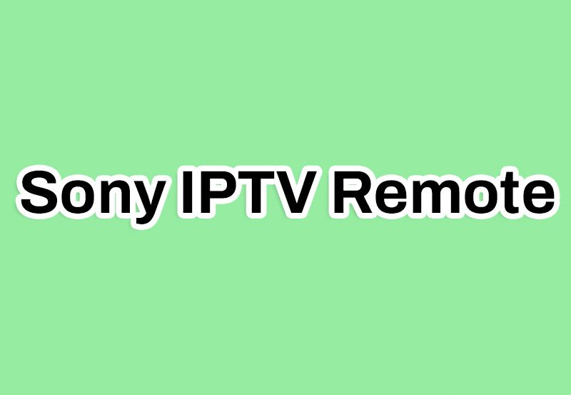 Sony IPTV Remote