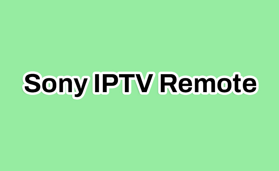 Sony IPTV Remote